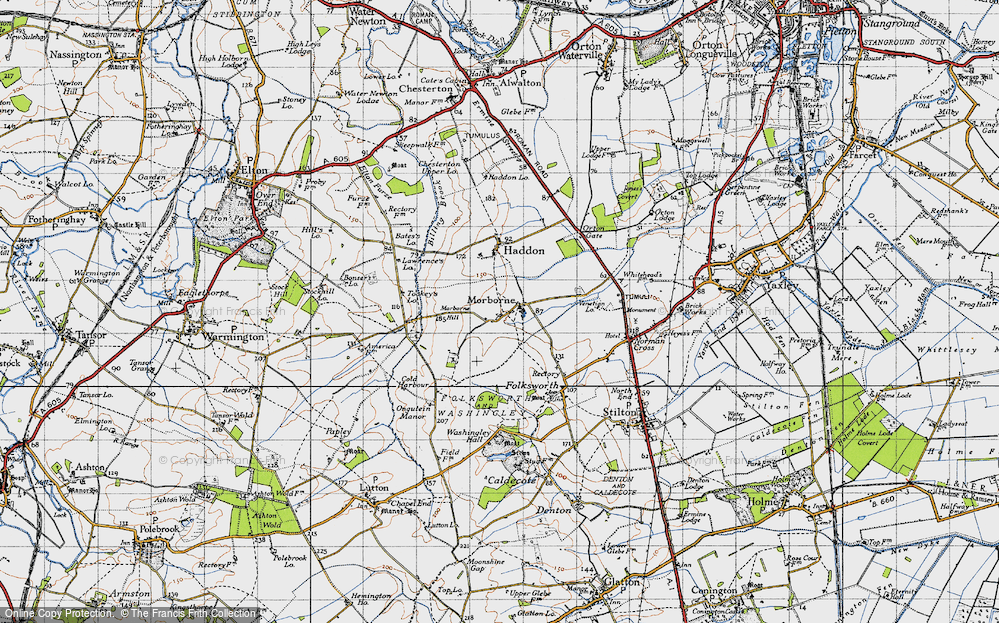 Old Map of Morborne, 1946 in 1946