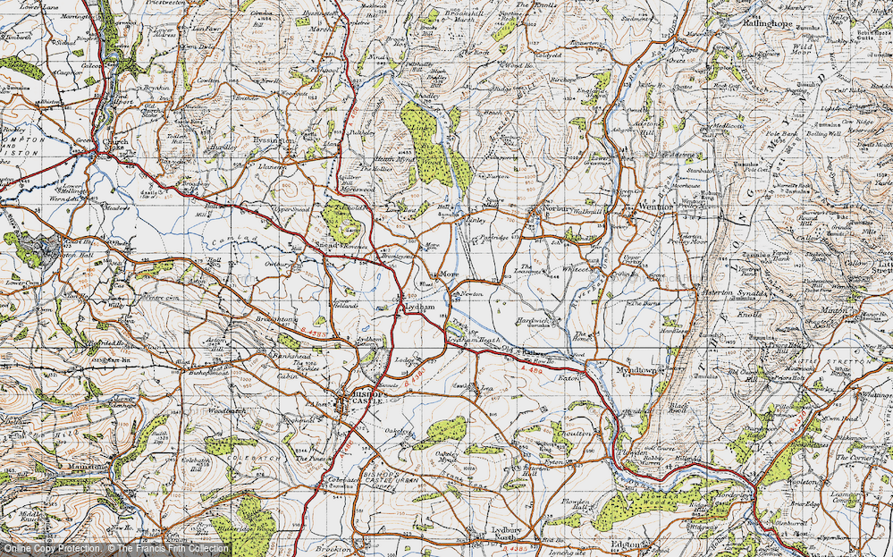 Old Map of More, 1947 in 1947