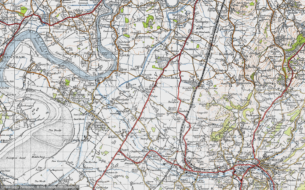 Old Map of Moreton Valence, 1946 in 1946