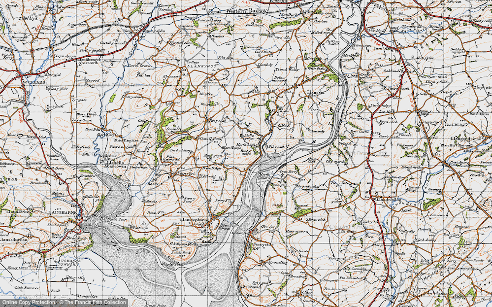 Old Map of Morfa Bach, 1946 in 1946