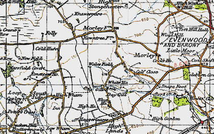 Old map of Morley in 1947