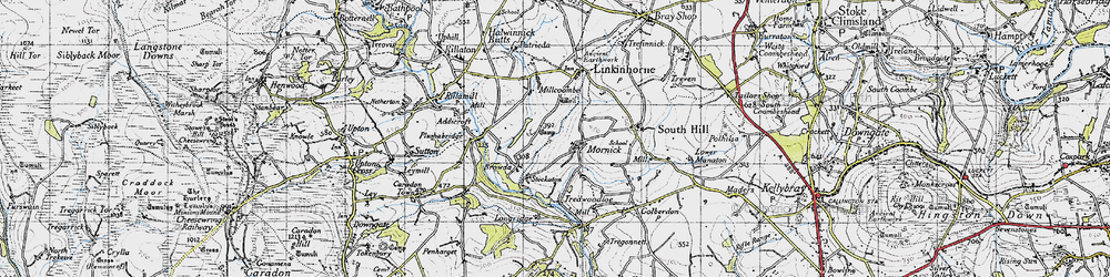 Old map of Mornick in 1946