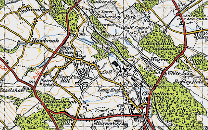 Old map of Mortomley in 1947