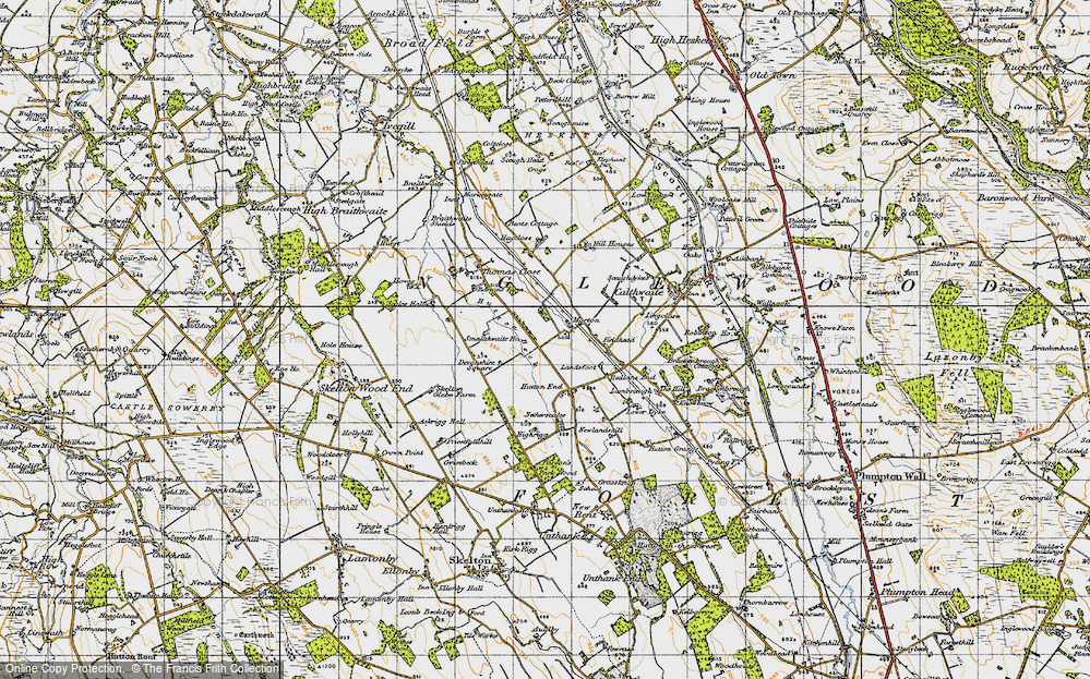 Old Map of Morton, 1947 in 1947