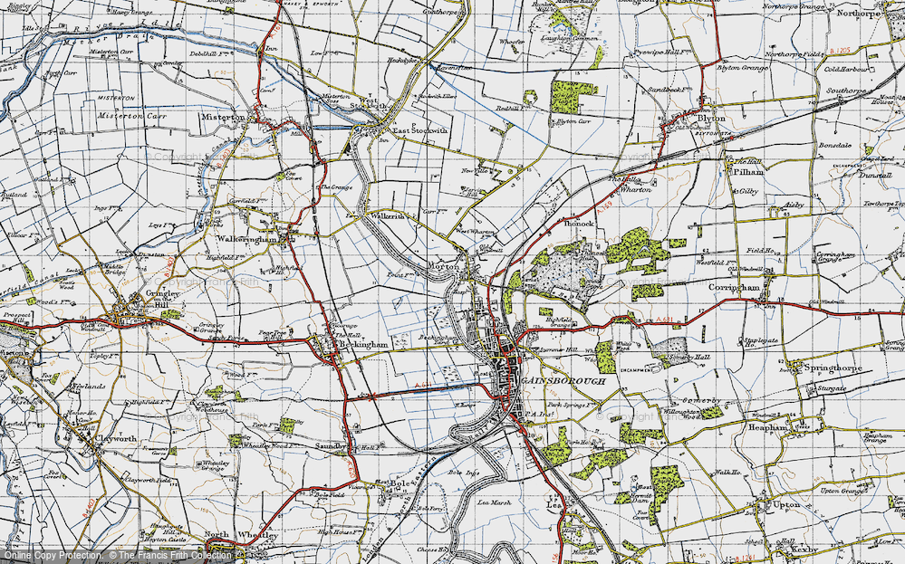 Old Map of Morton, 1947 in 1947