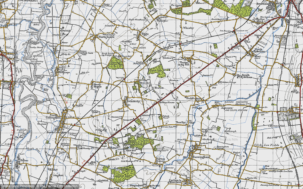 Old Map of Morton, 1947 in 1947