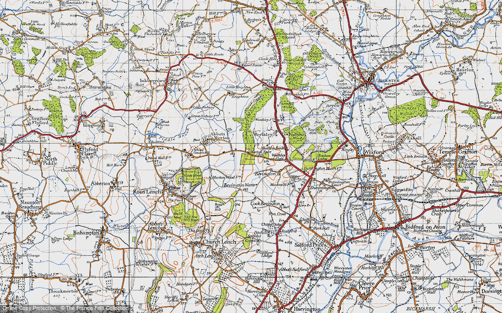 Old Map of Morton Spirt, 1947 in 1947
