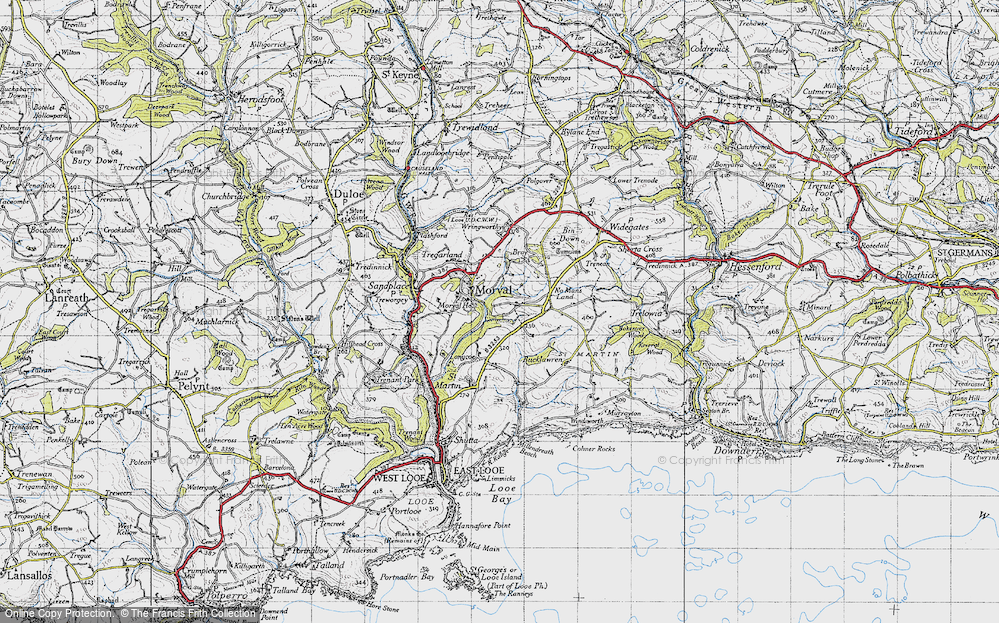 Old Map of Morval, 1946 in 1946