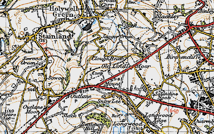 Old map of Mount in 1947