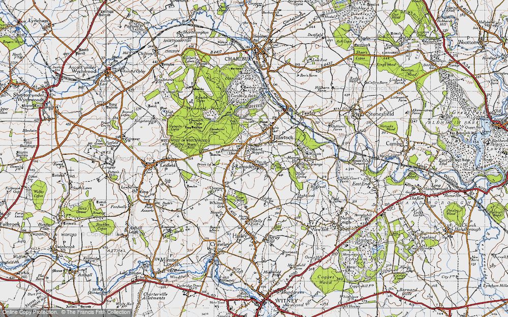 Old Map of Mount Skippett, 1946 in 1946