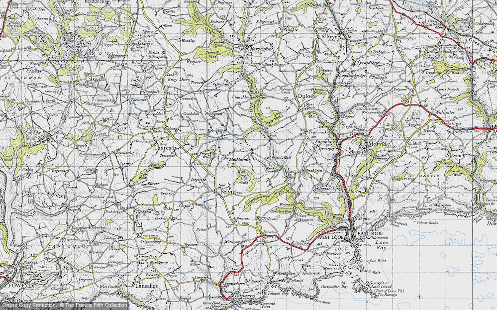 Old Map of Muchlarnick, 1946 in 1946