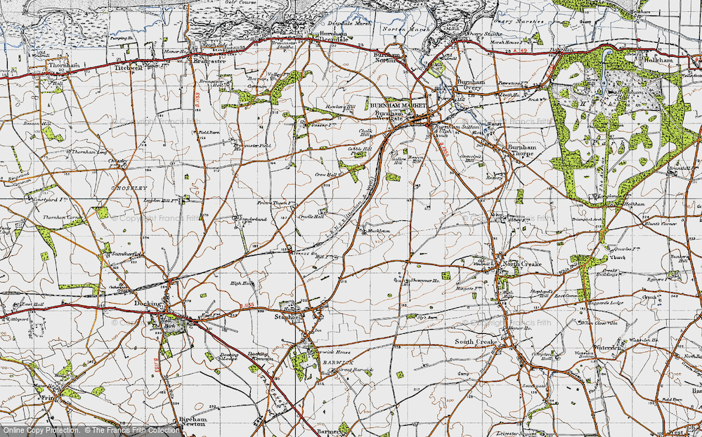 Old Map of Muckleton, 1946 in 1946