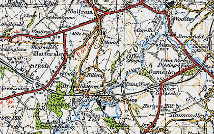 Old map of Mudd in 1947