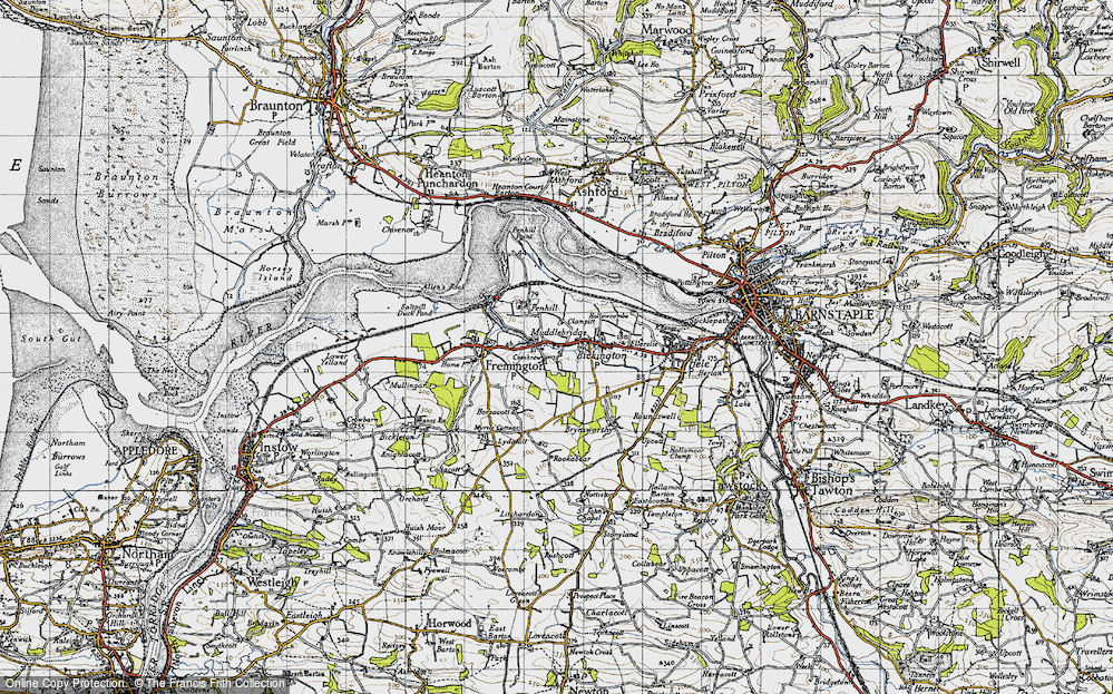 Old Map of Muddlebridge, 1946 in 1946