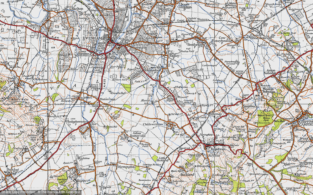 Old Map of Murcot, 1946 in 1946