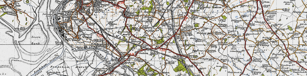Old map of Murdishaw in 1947