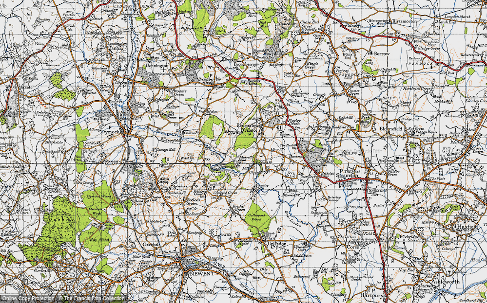 Old Map of Murrell's End, 1947 in 1947