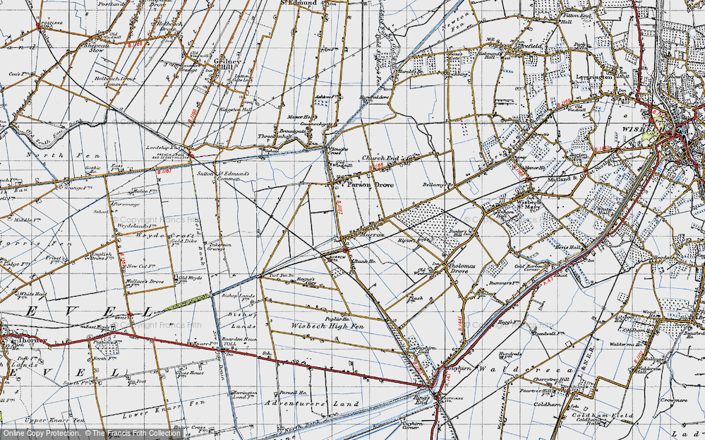 Old Map of Murrow, 1946 in 1946