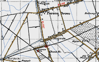 Old map of Murrow in 1946