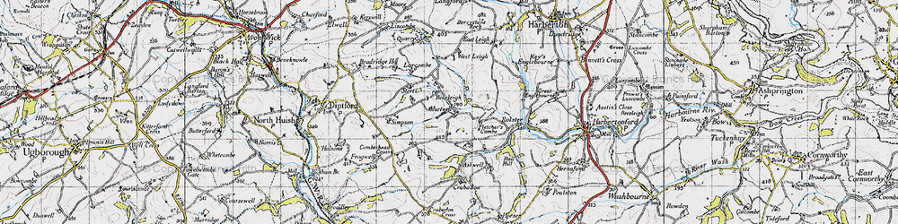 Old map of Larcombe in 1946