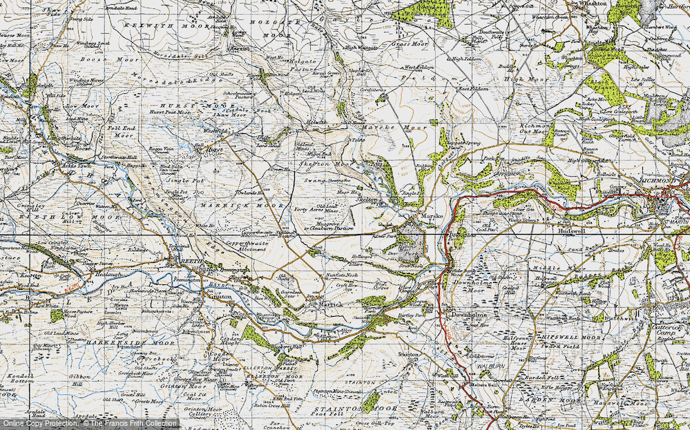 Old Map of Musgrove, 1947 in 1947