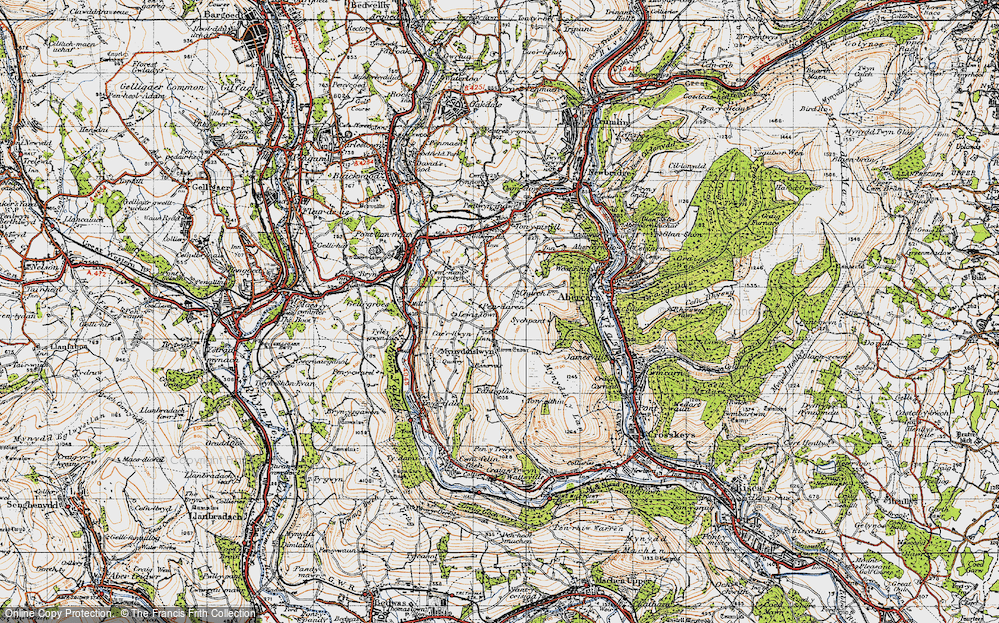 Old Map of Mynyddislwyn, 1947 in 1947