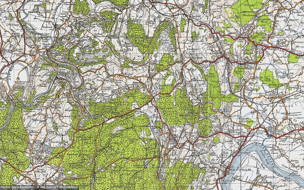 Old Map of Nailbridge, 1947 in 1947