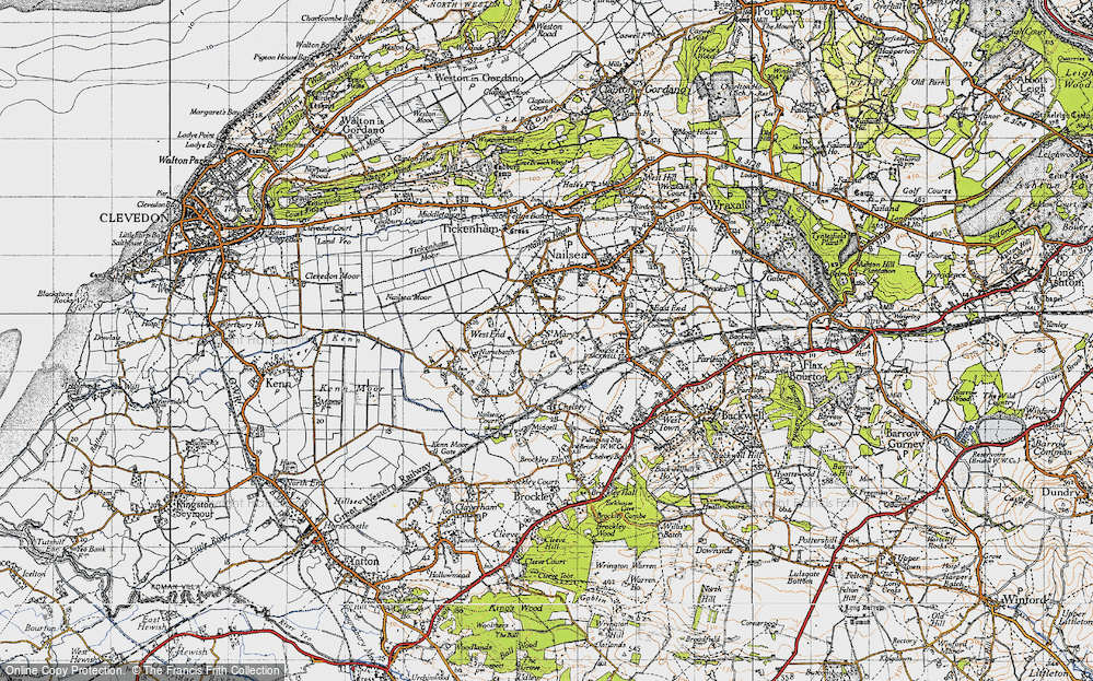 Old Map of Nailsea, 1946 in 1946