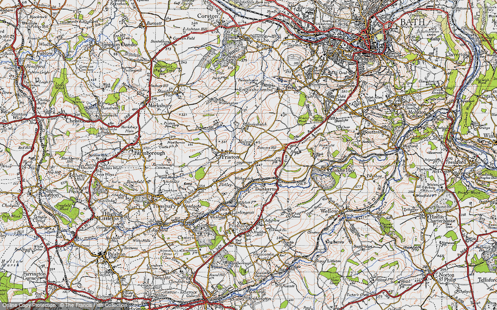 Old Map of Nailwell, 1946 in 1946