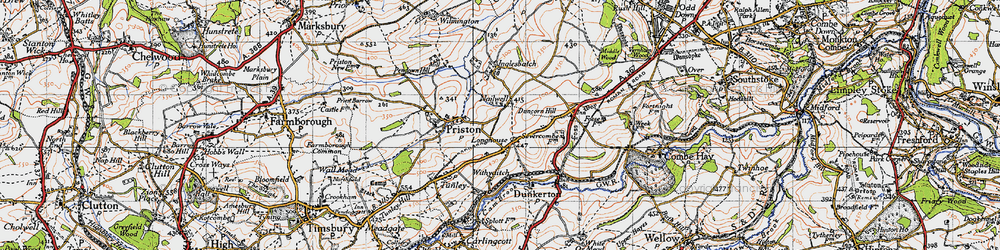 Old map of Nailwell in 1946