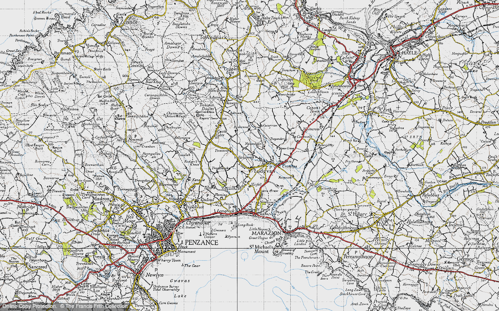 Old Map of Nanceddan, 1946 in 1946