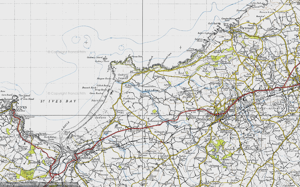 Old Map of Nancemellin, 1946 in 1946