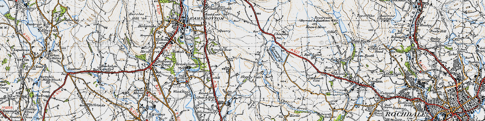 Old map of Buckhurst Fm in 1947