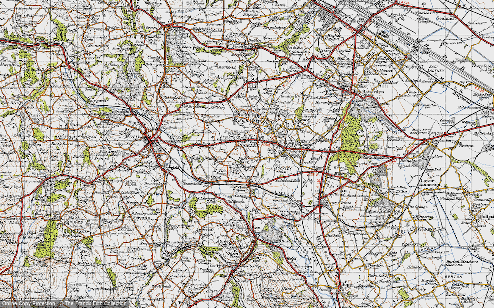 Old Map of Nant Mawr, 1947 in 1947