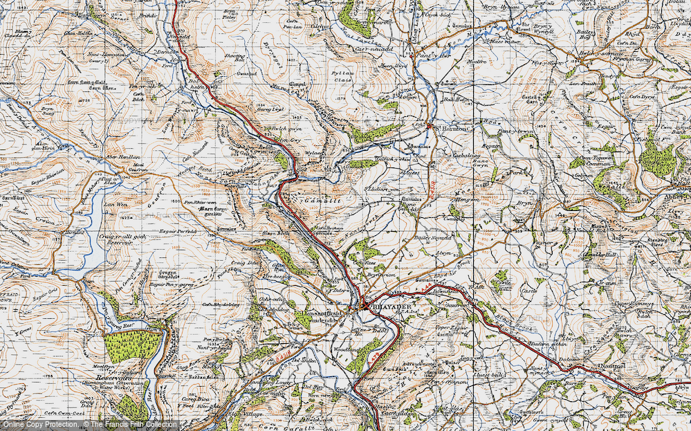 Old Map of Nantserth, 1947 in 1947