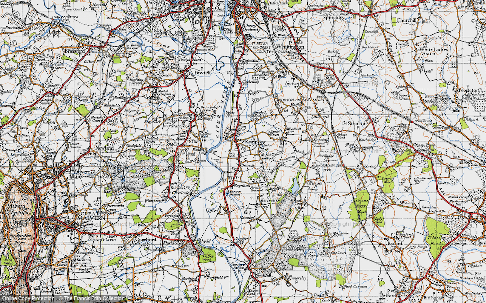 Old Map of Napleton, 1947 in 1947