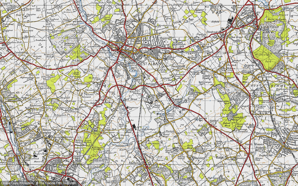 Old Map of Napsbury Park, 1946 in 1946