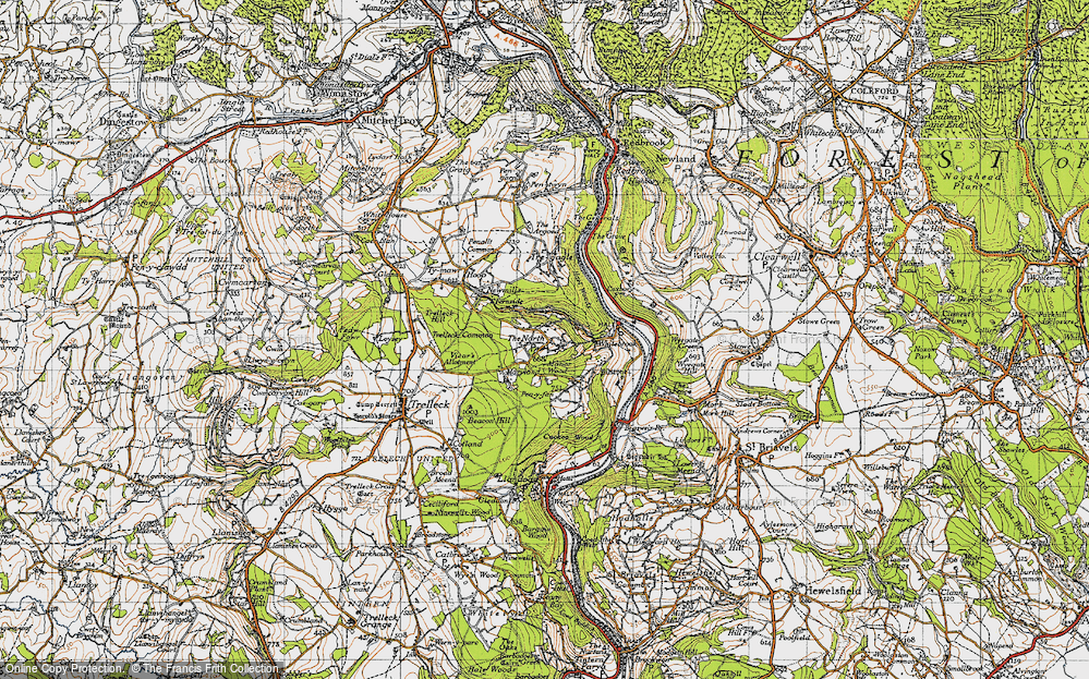 Historic Ordnance Survey Map Of Narth The 1946   Narth The 1946 Npo787908 Large 