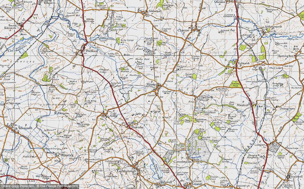 Historic Ordnance Survey Map of Naseby, 1946 - Francis Frith