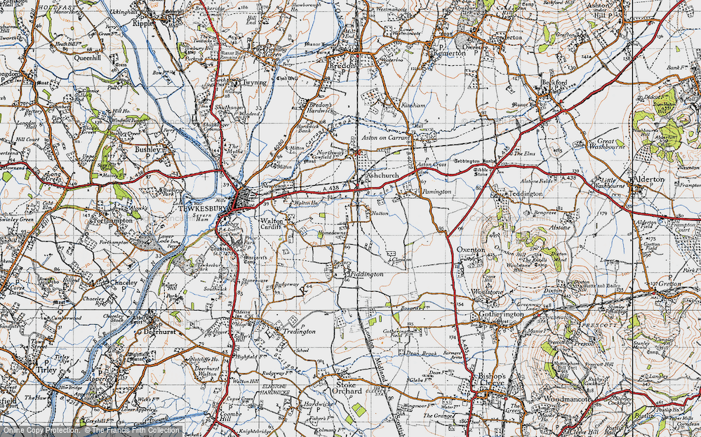 Old Map of Natton, 1946 in 1946