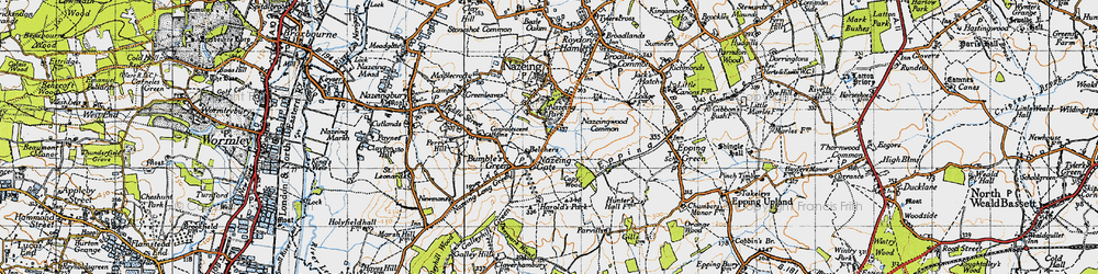 Old map of Belchers in 1946