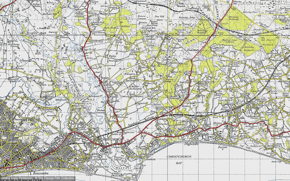 Old Map of Neacroft, 1940 in 1940