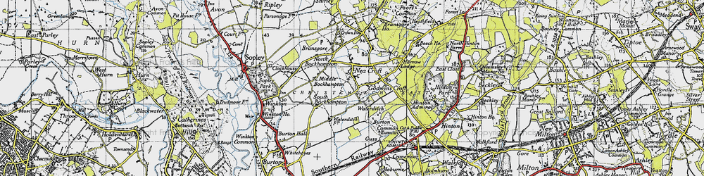 Old map of Neacroft in 1940