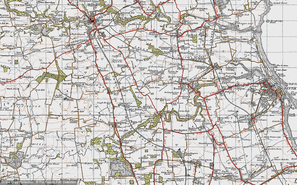 Old Map of Nedderton, 1947 in 1947