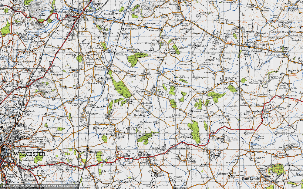 Old Map of Neight Hill, 1947 in 1947