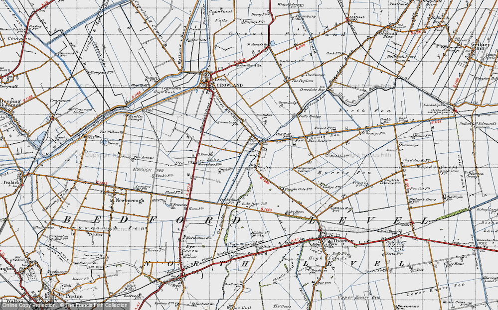 Old Map of Nene Terrace, 1946 in 1946