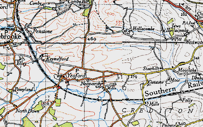 Old map of Neopardy in 1946