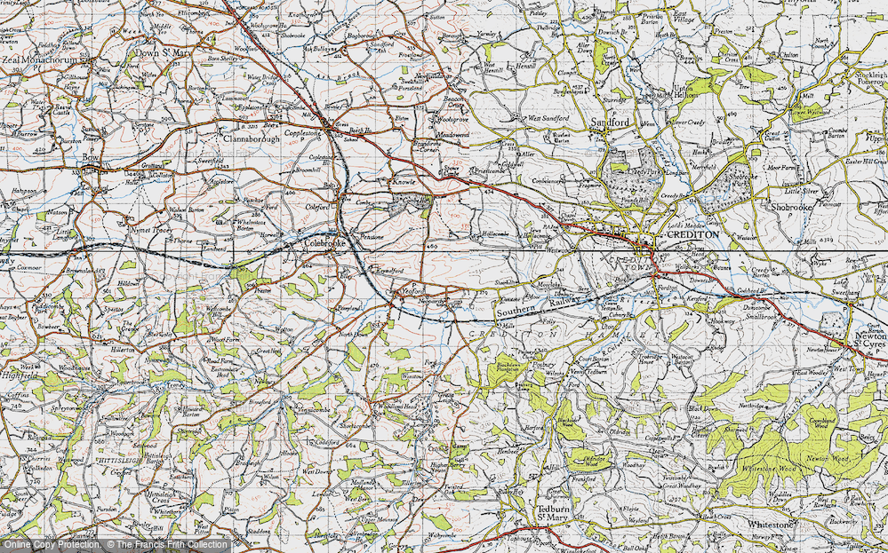 Historic Ordnance Survey Map of Neopardy, 1946