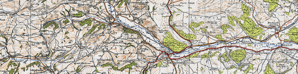 Old map of Whitterleys, The in 1947