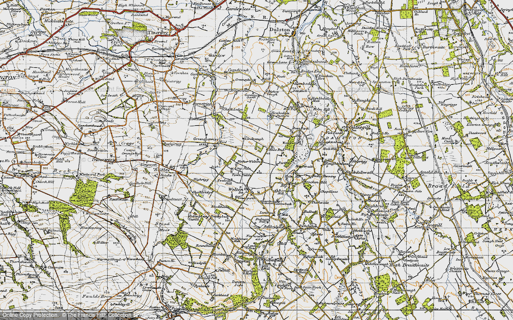 Old Map of Nether Welton, 1947 in 1947